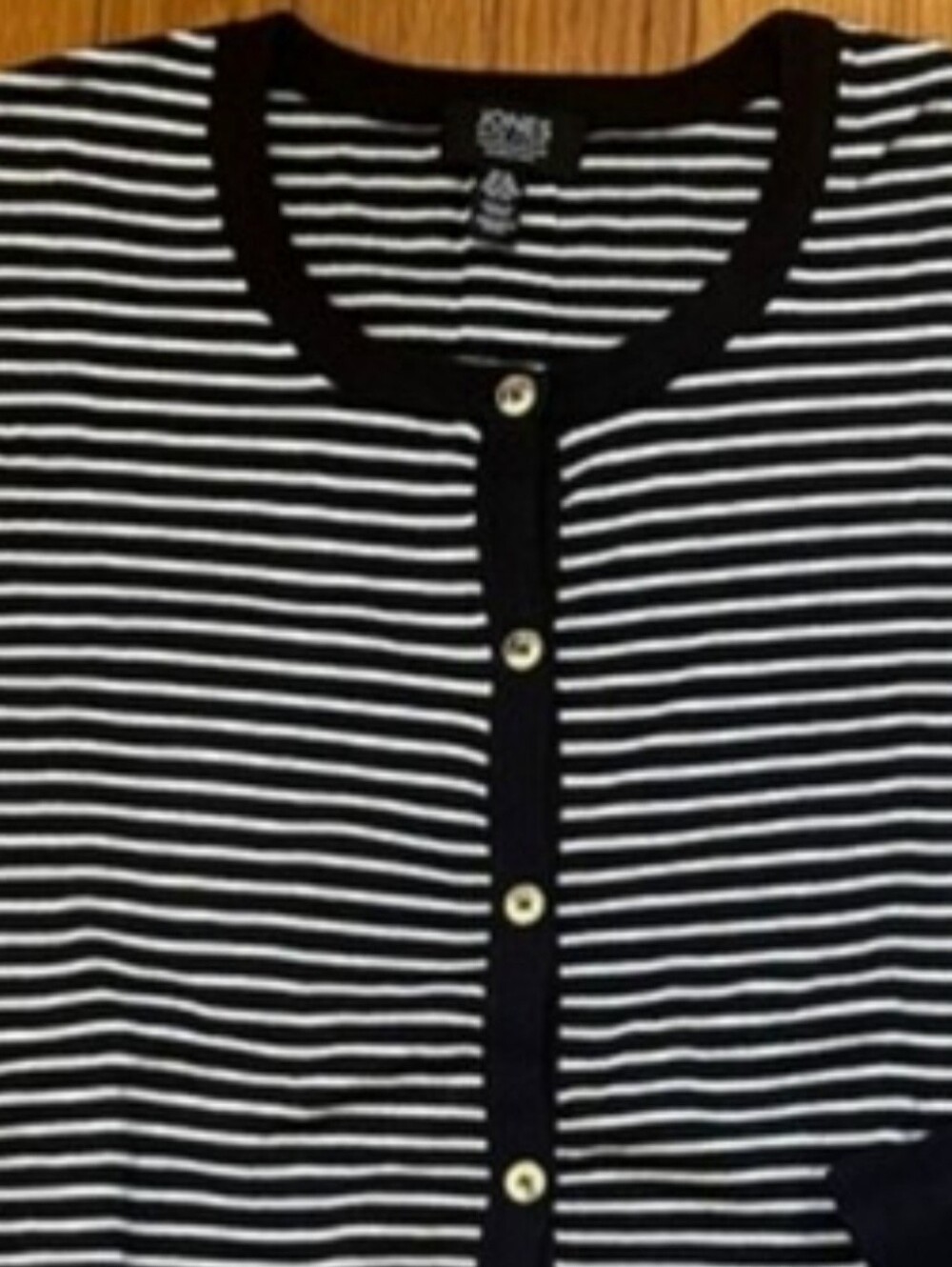 Jones New York striped cardigan